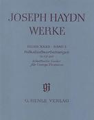 Haydn: Arrangements Of Folk Songs No.151 - 268 Scottish Songs fuer George Thomson (Henle Urtext Edition)