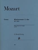 Mozart: Piano Sonata In G KV 283 (Henle Urtext Edition)