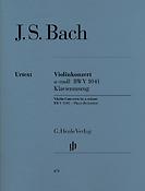 Bach: Konzert fur Violine, Streicher und Basso continuo a-Moll BWV 1041