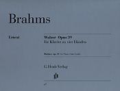 Brahms: Waltzes Op.39 - Piano Duet (Urtext Edition)