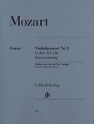 Mozart: Violin Concerto No.3 In G K.216 (Violin/Piano)