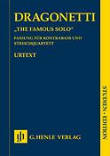 Dragonetti: The Famous Solo for Double Bass and Orchestra (Study Score)