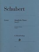 Schubert:  Samtliche Tanze Band I (Urtext)