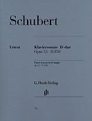 Schubert: Piano Sonata in D Op.53 (Henle Verlag)