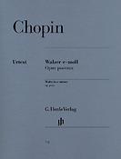 Chopin:  Walzer E-Moll Opus Postum (Urtext)
