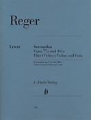 Reger: Serenades Op.77a And Op.141a (Henle Urtext Edition) - Parts