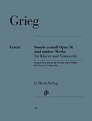 Grieg: Sonata In A Minor Op.36 And Other Works For Cello And Piano (Henle Urtext Edition)