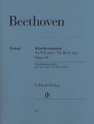 Beethoven: Piano Sonata No.9 And No.10 Op.14 (Henle Urtext Edition)