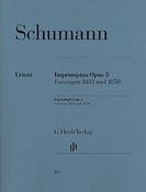 Robert Schumann: Impromptus Opus5 - Fassungen 1833 Und 1850