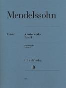 Mendelssohn: Klavierwerke Band I