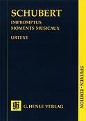 Schubert:  Impromptus And Moments Musicaux (Henle Urtext Edition) - Study Score