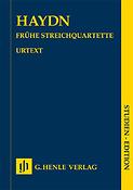 Joseph Haydn: Fruhe Streichquartette (Henle Urtext Edition)