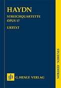 Joseph Haydn: Streichquartette Heft III Opus 17