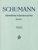 Robert Schumann: Samtliche Klavierwerke Band I