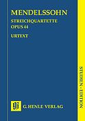 Felix Mendelssohn: String Quartets Op.44 Nos.1-3 (Henle Urtext Edition) - Study Score