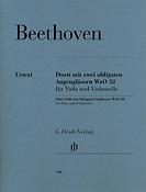 Beethoven: Duett Mit 2 Obligaten Augenglasern for Viola Und Violoncello