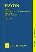 Joseph Haydn: Trios Pour Deux Flutes Et VC Trios De Londres