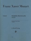 Franz Xaver Mozart: Sämtliche Klavierwerke Band I