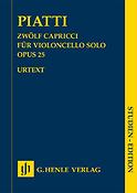 Alfredo Piatti: Zwölf Capricci op. 25 für Violoncello solo
