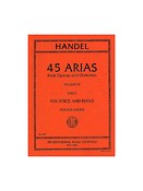 Handel: 45 Arias Da Opere E Oratori Volume 3 (High)
