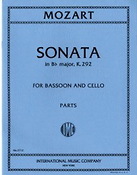 Wolfgang Amadeus Mozart: Sonata Bbmaj (Cello)