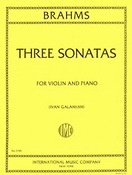 Johannes Brahms: Three Sonatas op.78, 100 & 108
