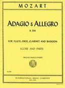 Wolfgang Amadeus Mozart: Adagio & Allegro (Fluit, Hobo, Klarinet, Fagot)