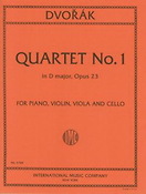 Antonín Dvořák: Quartet No.1 Dmaj Op23 (Viool, Altviool)