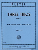 Ignace Pleyel: Three Trios op. 11