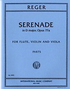 Max Reger: Serenade Op77a (Fluit, Viool)