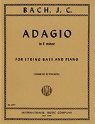 Johann Christian Bach: Adagio E Min (Kontrabas)