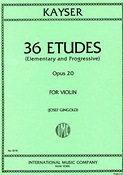 Heinrich Ernst Kayser: 36 Studies op.20