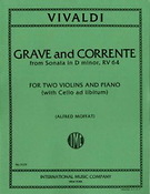 Antonio Vivaldi: Grave and Courette from Sonata D minor op.1/8 RV64
