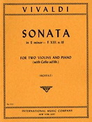 Antonio Vivaldi: Sonata E minor op.1/2 RV67