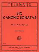 Georg Philipp Telemann: Six Canonic Sonatas (Altviool)