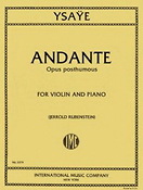 Eugéne Ysaÿe: Andante (1885) op.posth