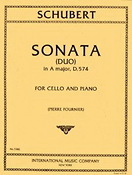 Franz Schubert1: Sonata (duo) Amaj D574 (Cello)