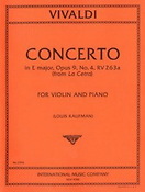 Antonio Vivaldi: Violin Concerto E major op.9/4 RV263a