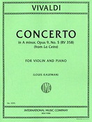 Antonio Vivaldi: Violin Concerto A minor op.9/5 RV358