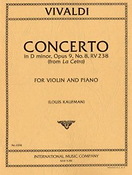 Antonio Vivaldi: Violin Concerto D minor op.9/8 RV238