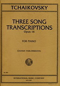 Tchaikovsky: Song Transcriptions, 3 Op. 16