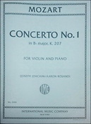 Wolfgang Amadeus Mozart: Violin Concerto No.1 K.207