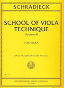 Schradieck, H: School of Viola Technique Volume 3