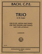 Carl Philipp Emanuel Bach: Trio B flat major