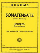 Johannes Brahms: Sonatensatz (Scherzo) op.posth.