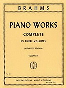 Brahms: Complete Piano Works Volume 3