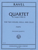 Maurice Ravel: String Quartet Fmaj Parts