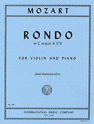Wolfgang Amadeus Mozart: Rondo C major K.373
