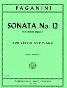 Niccolò Paganini: Violin Sonata No.12 E minor op.3
