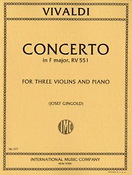 Antonio Vivaldi: Concerto F major RV551